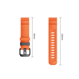 Universal Garmin 22mm QuickFit Tech-Protect Motion Klokkereim - Oransje