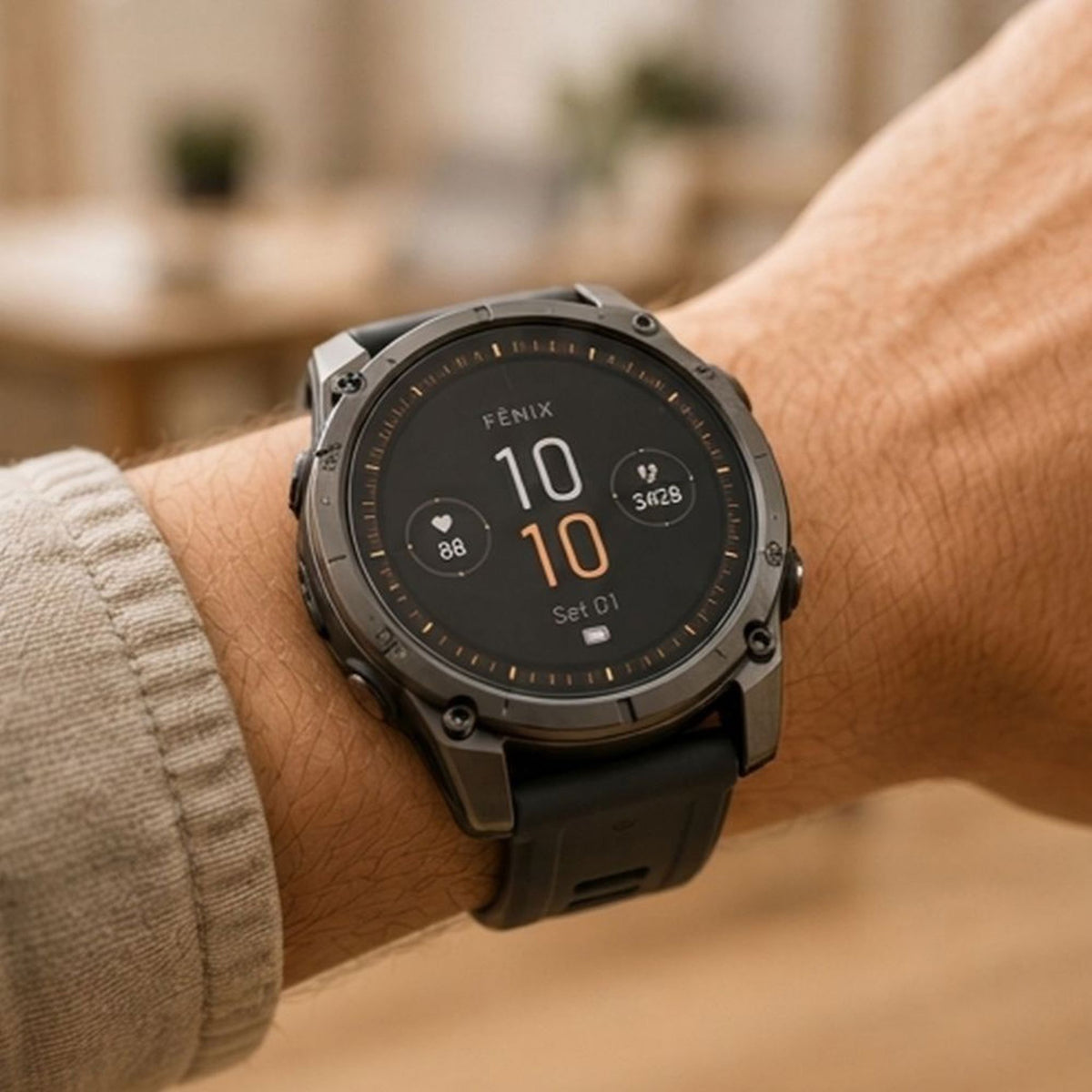 Garmin Fenix 9 Pro (47mm) Tech-Protect Glass Fit+ Beskyttelsesglass - 2 stk - Gjennomsiktig