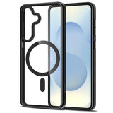 Samsung Galaxy S26 Tech-Protect MagMat Deksel - MagSafe Kompatibel - Gjennomsiktig / Svart