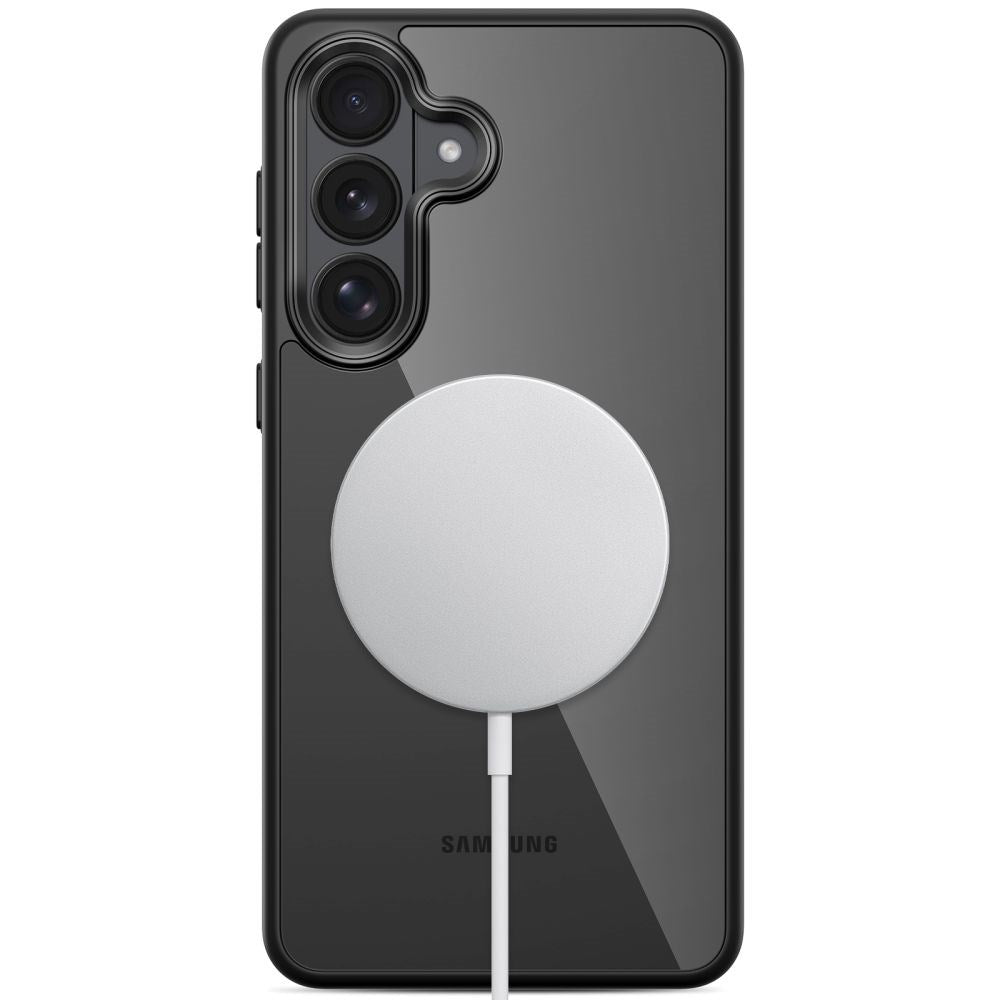 Samsung Galaxy S26 Tech-Protect MagMat Deksel - MagSafe Kompatibel - Gjennomsiktig / Svart