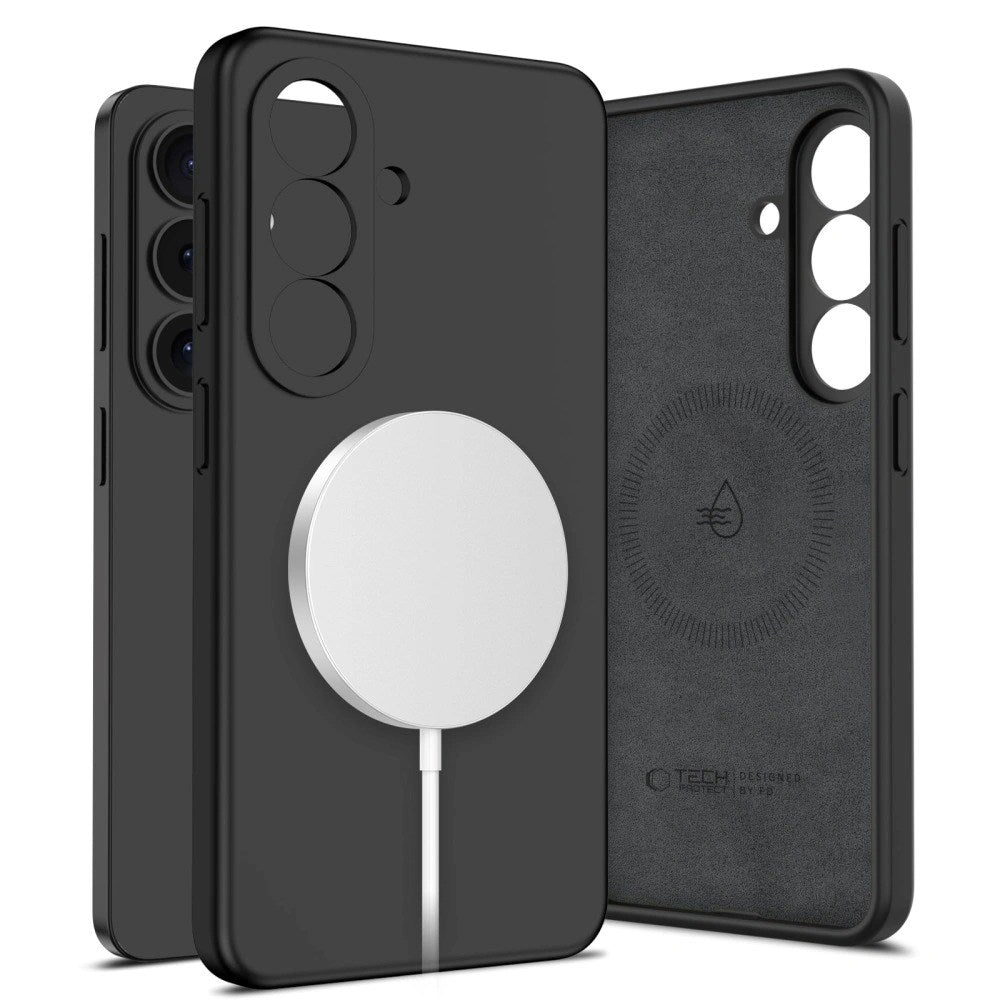 Samsung Galaxy S26+ (Plus) Tech-Protect Silikon Deksel - MagSafe Kompatibel - Svart