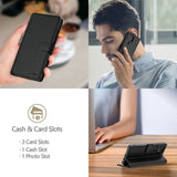 Samsung Galaxy S26+ (Plus) Tech-Protect Flip Deksel med Lommebok - Svart