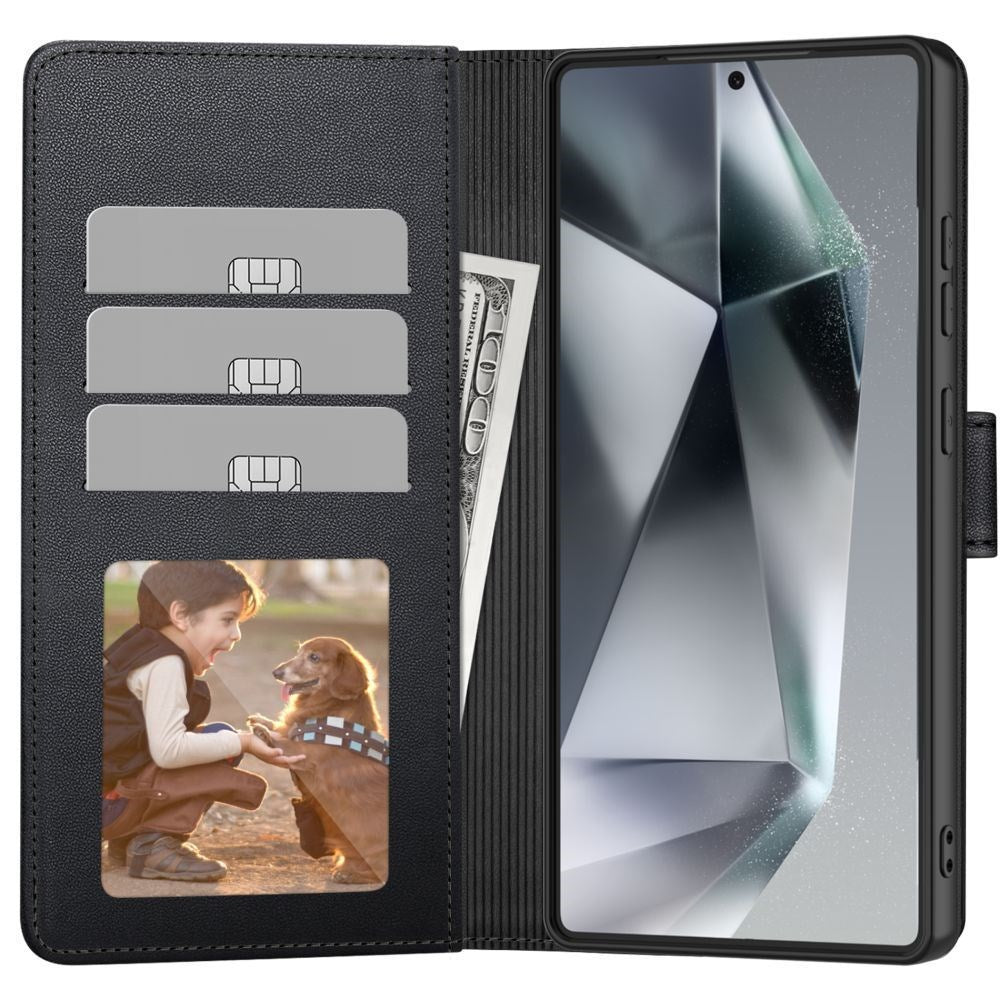 Samsung Galaxy S26 Ultra Tech-Protect Flip Deksel m. Lommebok - Svart
