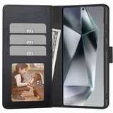 Samsung Galaxy S26 Ultra Tech-Protect Flip Deksel m. Lommebok - Svart