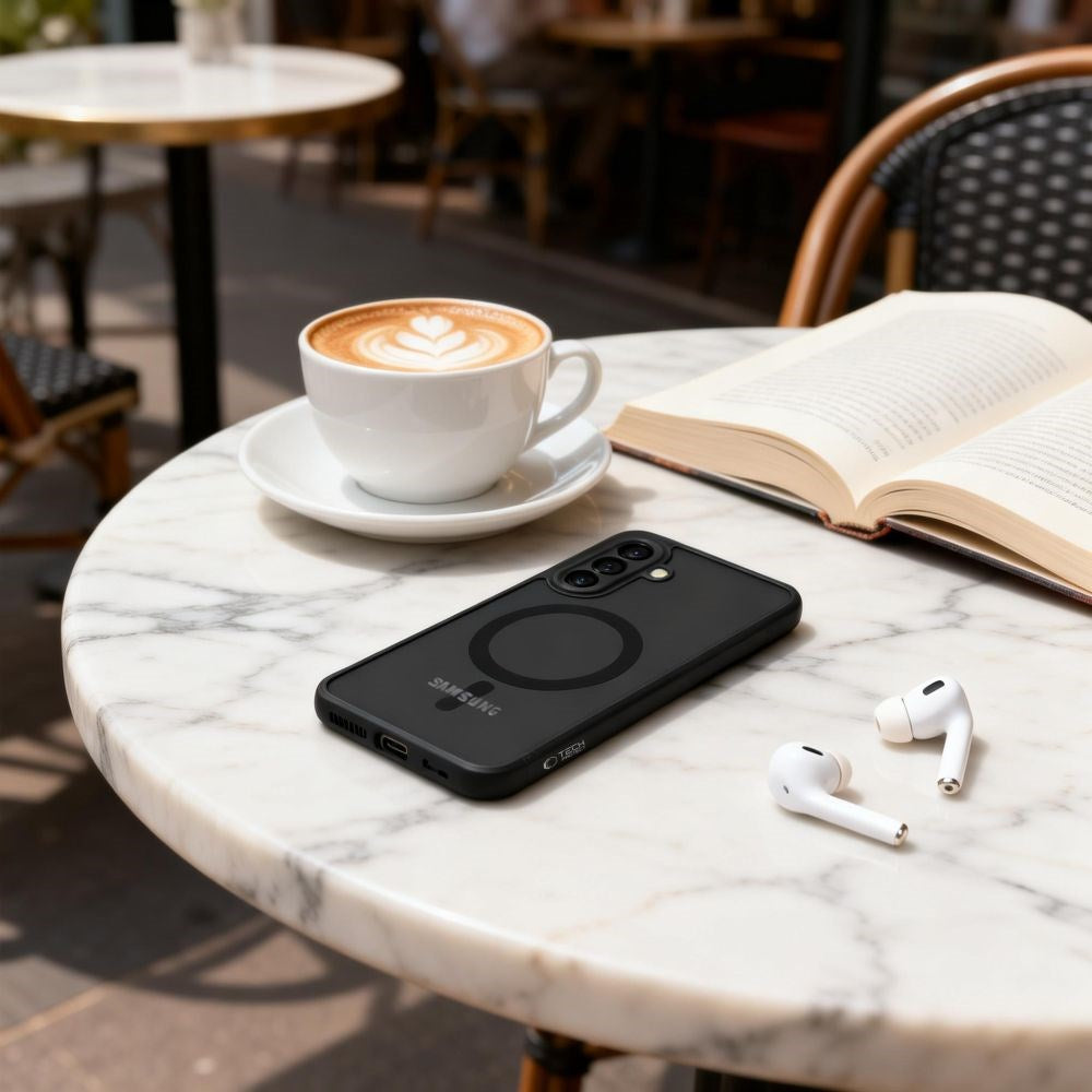 Samsung Galaxy A57 Tech-Protect MagMat Hybrid Deksel - MagSafe Kompatibel - Svart