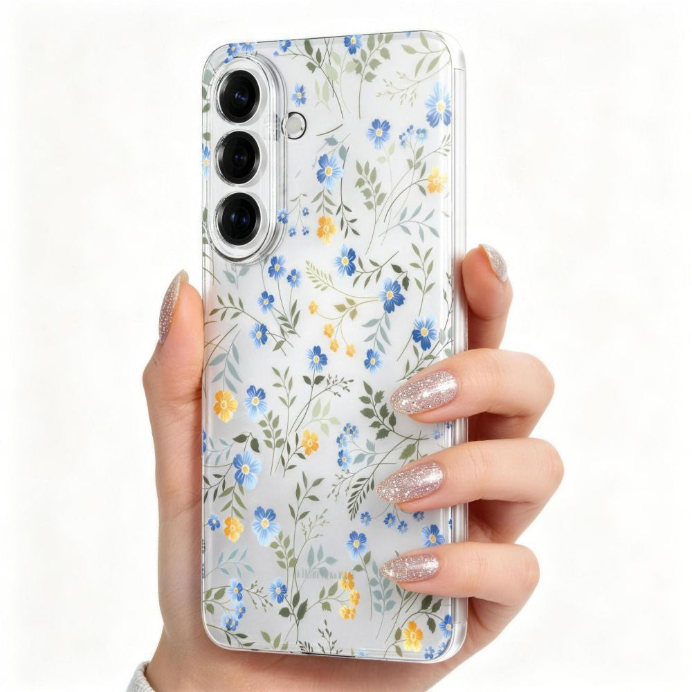 Samsung Galaxy A37 Tech-Protect FlexAir Fleksibel Plast Deksel - Blomst