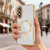 Samsung Galaxy A37 Tech-Protect MagFlex Deksel - MagSafe Kompatibel - Gull