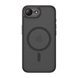 iPhone 17e / 16e Tech-Protect MagCam Deksel - MagSafe Kompatibel - Gjennomsiktig /Matt Svart