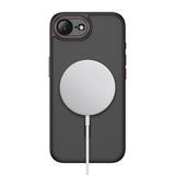 iPhone 17e / 16e Tech-Protect MagCam Deksel - MagSafe Kompatibel - Gjennomsiktig /Matt Svart