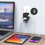 Tech-Protect TA300 Reiseadapter - EU / UK / US / AU - Svart