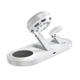 Tech-Protect A51 ARCTICBOOST 3-i-1 Trådløs Lader 25W - MagSafe / Qi2 Kompatibel - Hvit