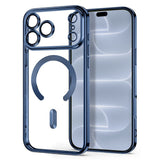 iPhone 18 Pro Max / 17 Pro Max Tech-Protect MagFlex Deksel - MagSafe Kompatibel - Blå / Gjennomsiktig