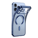 iPhone 18 Pro Max / 17 Pro Max Tech-Protect MagFlex Deksel - MagSafe Kompatibel - Blå / Gjennomsiktig