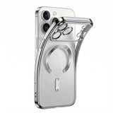 iPhone 18 Pro / 17 Pro Tech-Protect MagFlex Deksel - MagSafe Kompatibel - Sølv / Gjennomsiktig