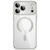 iPhone 18 Pro / 17 Pro Tech-Protect MagFlex Deksel - MagSafe Kompatibel - Sølv / Gjennomsiktig