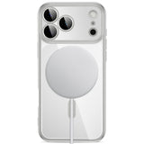 iPhone 18 Pro / 17 Pro Tech-Protect MagFlex Deksel - MagSafe Kompatibel - Sølv / Gjennomsiktig