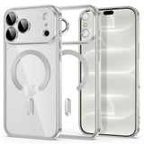 iPhone 18 Pro Max / 17 Pro Max Tech-Protect MagFlex Deksel - MagSafe Kompatibel - Sølv / Gjennomsiktig
