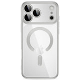 iPhone 18 Pro Max / 17 Pro Max Tech-Protect MagFlex Deksel - MagSafe Kompatibel - Sølv / Gjennomsiktig