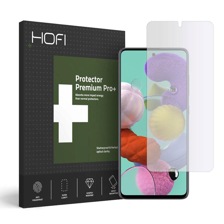 Samsung Galaxy A51 Hofi Pro+ Herdet Glass - Case Friendly - Gjennomsiktig