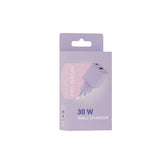 Colorum 30W Vegglader m. 1x USB-A & 1x USB-C - Lavender