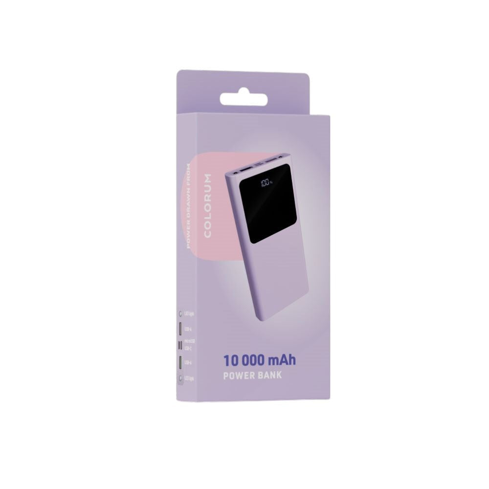 Colorum 22.5W PowerBank 10.000 mAh - Lavender