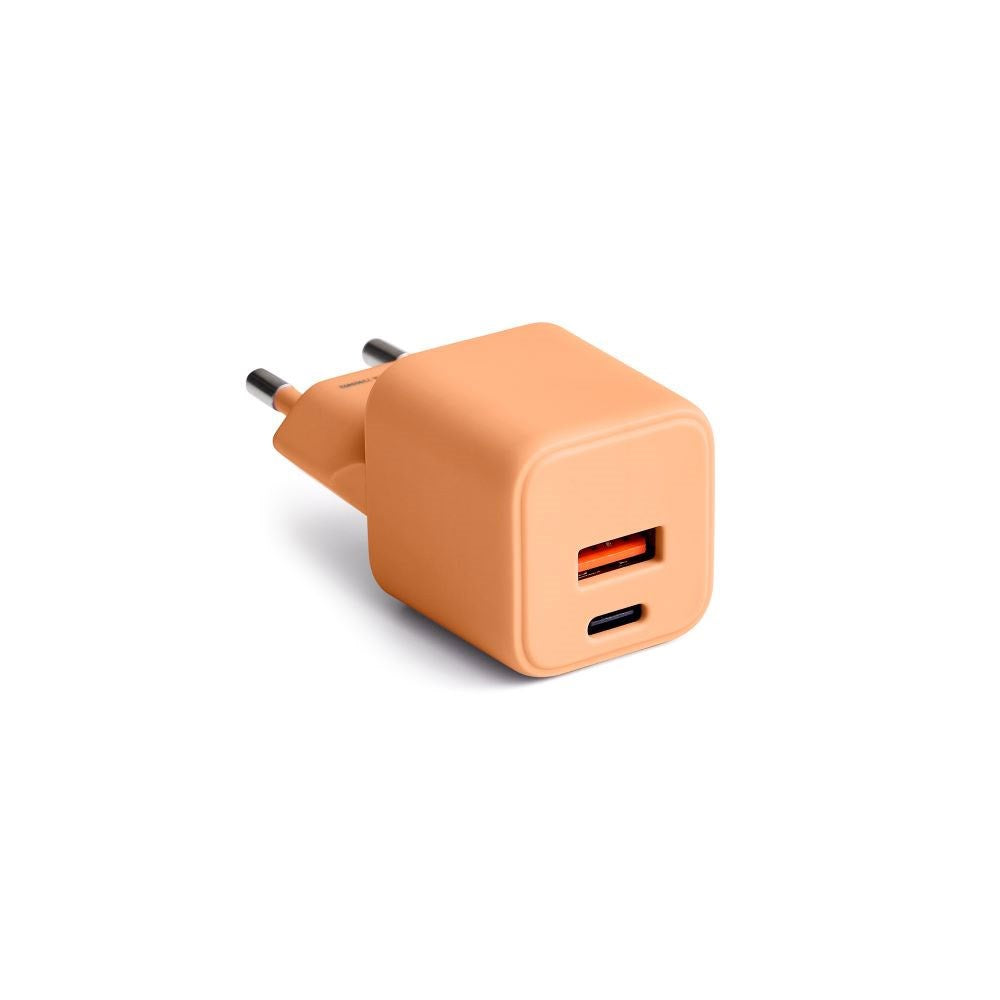 Colorum 30W Vegglader m. 1x USB-A & 1x USB-C - Peach Fuzz