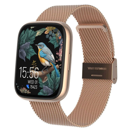 Forever ForeVigo 4 SW-330 Smartklokke med Bluetooth & Helsesporing - Rose Gold