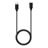 Hurtel Magnetisk USB-C Lader til Garmin Smartklokke - Svart