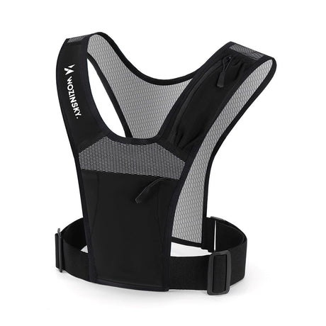 Wozinsky WKDB1 Løpevest m. Reflekser - Svart
