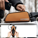Rockbros Sykkelveske til Sykkelramme - 0.7L - Oransje