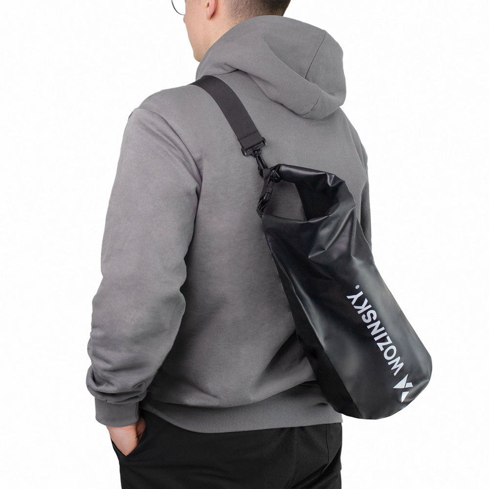 Wozinsky Vanntett Veske m. Stropp - 10L - Svart
