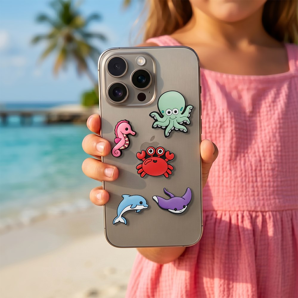 TFO 3D Klistremerker – 5 stk – Ocean