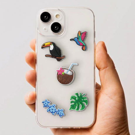 TFO 3D Klistremerker – 5 stk – Tropical Birds