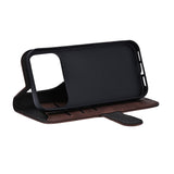 iPhone 17 Pro GEAR Kunstskinn Flip Deksel - MagSafe Kompatibel - Brun