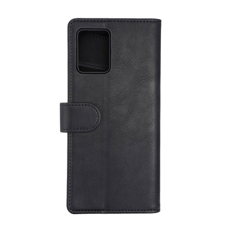Motorola Moto G53 GEAR Kunstskinn Flip Deksel med Kortholder & Stativfunksjon - Svart