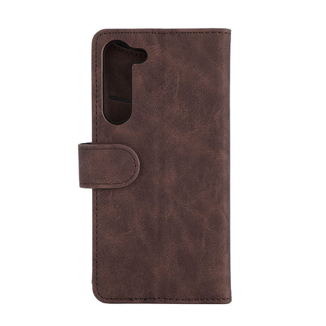 Samsung Galaxy S23+ (Plus) Gear Wallet - Skinn Deksel med Lommebok - Brun