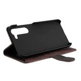 Samsung Galaxy S23+ (Plus) Gear Wallet - Skinn Deksel med Lommebok - Brun