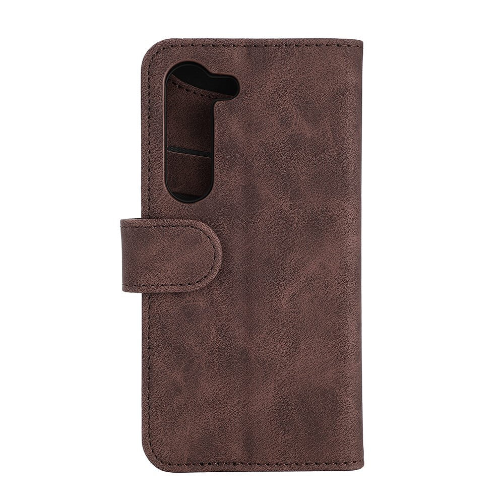 Samsung Galaxy S23 Gear Wallet - Flippdeksel i Skinn med Lommebok - Brun