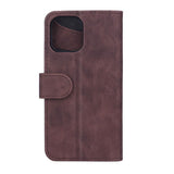 GEAR iPhone 14 Pro Wallet - Flippdeksel i PU Skinn med Lommebok - Brun