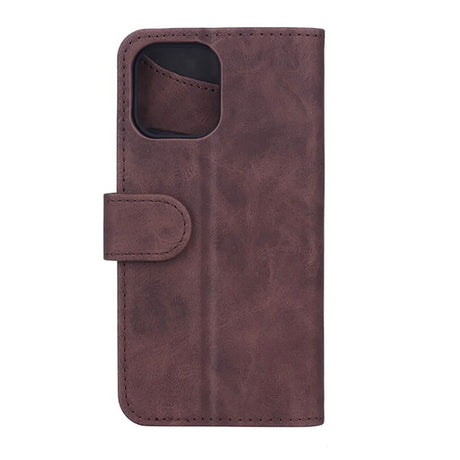 GEAR iPhone 14 Pro Wallet - Flippdeksel i PU Skinn med Lommebok - Brun