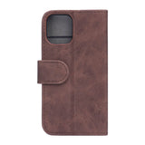 GEAR iPhone 12 / 12 Pro Wallet - Flippdeksel i PU Skinn med Lommebok - Brun