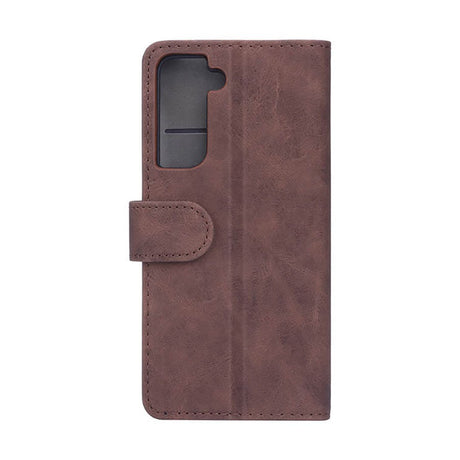 GEAR Samsung Galaxy S21 FE (5G) Wallet - Flippdeksel i PU Skinn med Lommebok - Brun