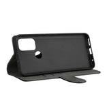 GEAR Motorola Moto G10 / G20 / G30 Wallet Imitert Skinndeksel Med Lommebok - Svart