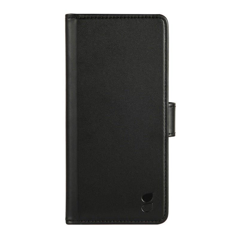 GEAR Motorola Moto E6s (2020) / E6i Wallet PU Skinndeksel m. Lommebok Sort