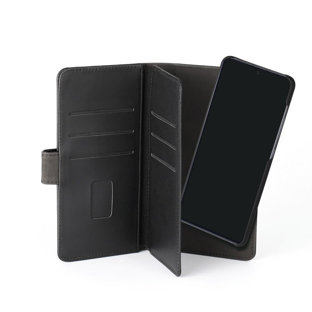 Samsung Galaxy A41 Gear Wallet 2in1 Magnetisk Deksel med 7 Kortlommer - Svart