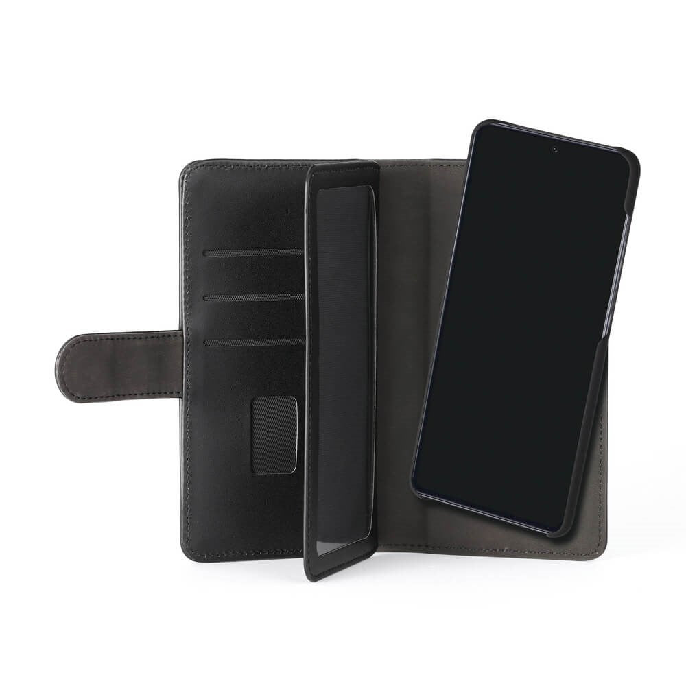 Samsung Galaxy A41 Gear Wallet 2in1 Magnetisk Deksel med 7 Kortlommer - Svart