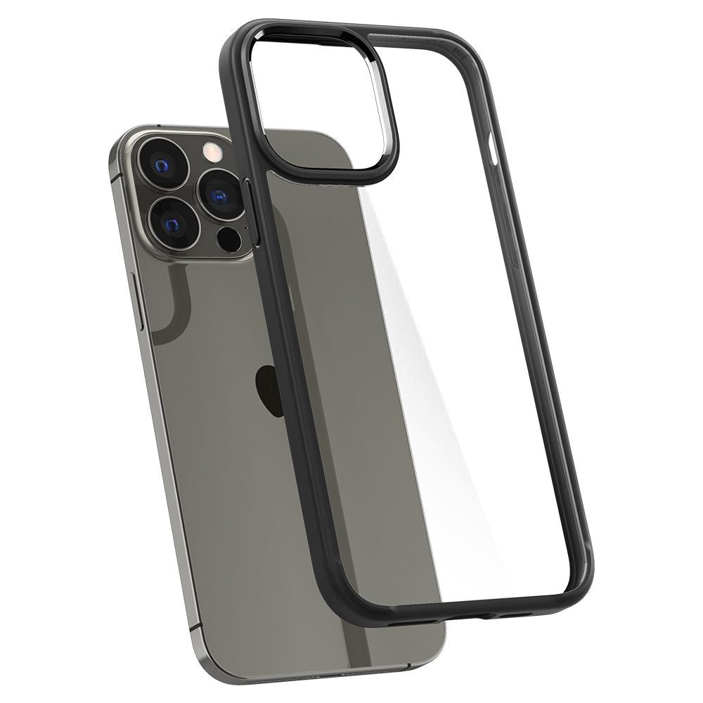 iPhone 13 Pro Max Spigen Ultra Hybrid Bakdeksel - Gjennomsiktig / Svart