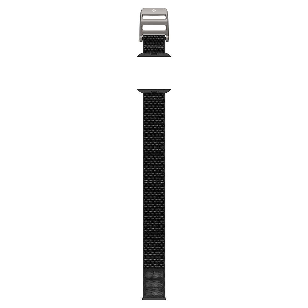 Apple Watch (42/44/SE/45/46/49mm) Spigen Durapro Flex Stoff Stropp med Sinkspenne - Svart