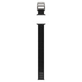 Apple Watch (42/44/SE/45/46/49mm) Spigen Durapro Flex Stoff Stropp med Sinkspenne - Svart