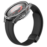 Samsung Galaxy Watch 5 Pro (45 mm) Spigen Edge Cover m. Herdet glass - Gjennomsiktig